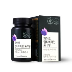 비타민하우스 파이토 멀티비타민 포 우먼 78g, 60정, 1개, 60정 x 1개