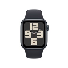 Apple 2023 애플워치 SE 2세대 알루미늄 케이스, 40mm, GPS, 미드나이트 / 미드나이트 스포츠 밴드, M/L