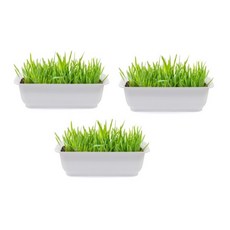 화분월드 대용량 직사각 텃밭상자 3p, 순수화이트, 3개
