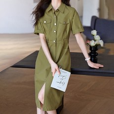 포플러앤씨 베르트 카라 원피스