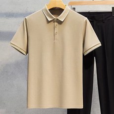 남성용 블랙101 리크 카라넥 반팔 티셔츠 FC-2321850
