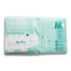 암웨이 웰로스베베수트 밴드형 기저귀 아동용 중형 (7~11kg), 52매