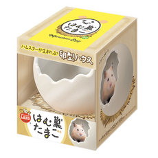 MARUKAN MK鼠鼠蛋蛋窩 M號, 可愛蛋殼造型鼠窩, 陶瓷材質容易清洗, MK-ML-337, 1個