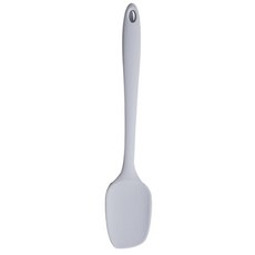 키친팩토리 프리미엄 파스텔 실리콘 이유식 스패츌러 대, 그레이, 1개