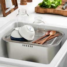 WAGENSTEIGER 304不鏽鋼洗碗盆含瀝水托盤組, 1組, 單色
