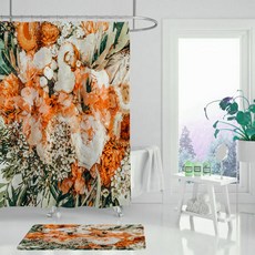 플라워갤러리 샤워커튼 TYPE 6 180 x 120 cm, 1개