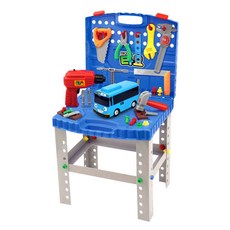 Tayo 2合1電動工具台遊戲組, 1組, 混色