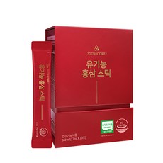 뉴트리코어 유기농 홍삼 스틱 30p, 360ml, 1개