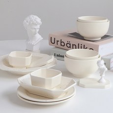  니코트 히어 핸드메이드 2인 홈세트 12p, 코튼아이보리, 밥공기 2p + 국그릇 2p + 라운드 플레이트 2p + 디저트볼 2p + 커트러리 받침이 2p + 팔각볼찬기 + 파스타볼, 1세트 