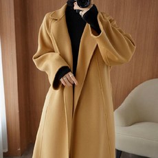 구디프 여성용 양면 하프 코트
