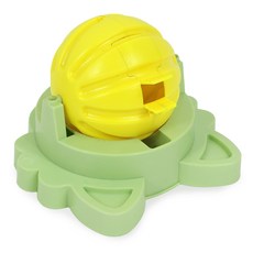 펫츠몬 강아지 고양이 롤링 노즈워크 장난감 17 x 17.5 cm, YELLOW + GREEN, 1개 - 돌돌이노즈워크