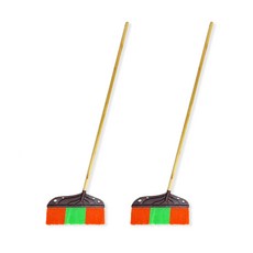 월드크린 마당비 특대, 2개, 랜덤 발송