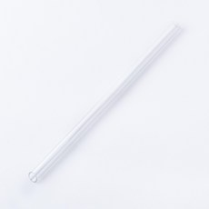 ecozen 透明斜口吸管-24cm 【細】, 1入