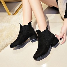 스웨이드첼시부츠