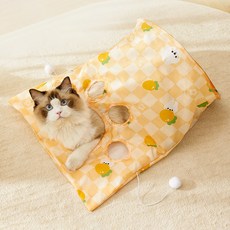 PASTEL PET 貓咪沙沙作響的 Sumsum House, 1個, 黃色