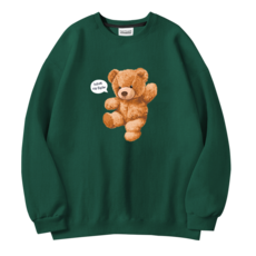 The Team Nice Bear Overfit 特殊棉質運動衫