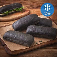 구스에프앤비 먹물 치아바타 5개입 (냉동), 400g, 1개 400g, 1개