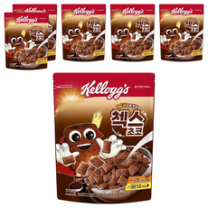 Kellogg's 家樂氏 COCO 可可猴 巧克力格格脆麥片, 570g, 6包