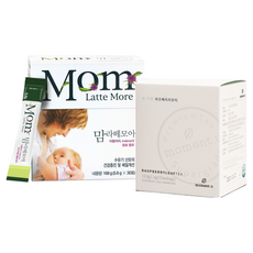 Mom Latte More 母乳催化粉+樹莓茶 Set, 1組