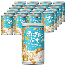 泰山燕麥奶花生, 大粒花生Q彈燕麥, 全素可食, 320g, 24罐
