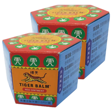 TIGER BALM 虎標 萬金油 紅 軟膏，蚊蟲叮咬、肌肉酸痛或頭痛適用, 10g, 2罐