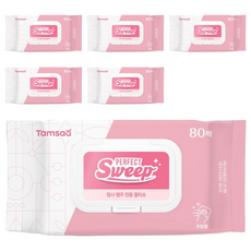 Tamsaa 拋棄式抹布濕巾, 廚房專用, 80張, 6包