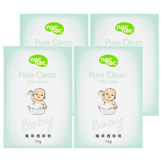 nac nac 植萃透明皂, 75g, 4個
