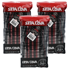 SINA COVA 老船長 Honey LuLu 五片式平口褲 - 多種款式, 100%棉, XL, 款式隨機, 3件