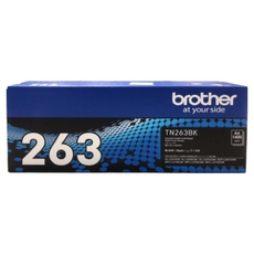 Brother 原廠碳粉匣 TN-263 BK，適用於Brother雷射印表機/複合機，可列印約1400頁, 黑色, 1個