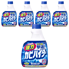 Kao 花王 Haiter 浴廁除霉漂潔清潔劑 更替瓶, 400ml, 5瓶
