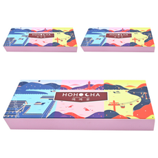 HOHOCHA 喝喝茶 風景立體茶包 Set, 台灣南投縣魚池鄉, 日月潭紅茶, 紅玉 3包 + 阿薩姆 2包 + 紅韻 2包 + 山茶紫芽 2包, 3盒
