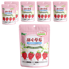 義美生機 甜心草莓, 冷凍真空乾燥, 無油炸無添加, 健康美味, 草莓香氣濃郁, 25g, 6包