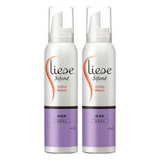 Liese 莉婕 絲逸歡造型泡沫，彈力捲度 柔順好整理, 150ml, 2瓶