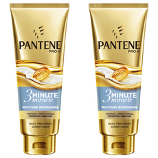 PANTENE 潘婷 3分鐘奇蹟護髮精華 水潤滋養, 染燙後護色護髮必備, 180ml, 2條