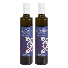 PUERTO LA FUENTE 橄欖油，第一道特級冷壓初榨，500毫升，西班牙原裝進口, 500ml, 2瓶