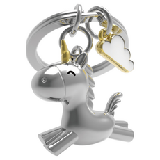 Metalmorphose 鑰匙圈, 可愛獨角獸造型, 1個, 獨角獸