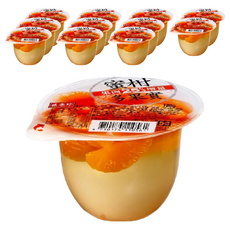 盛香珍 蜜柑多果實果凍, 180g, 12個