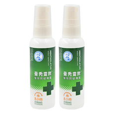 MENTHOLATUM 曼秀雷敦 強效防蚊噴霧, 多蚊種長效防蚊8小時, 60ml, 2瓶