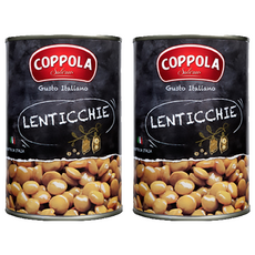 COPPOLA 柯波拉 義大利扁豆罐頭 400公克, 400g, 2罐