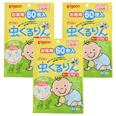 pigeon 貝親 防蚊貼布, 60入, 3包