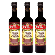BERTOLLI 蒙典那巴薩米克醋, 歐盟PGI產地認證, 義大利摩德納產, 500ml, 3瓶