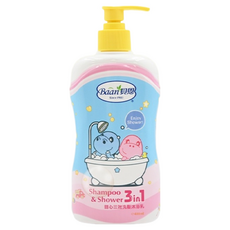 Baan 貝恩 甜心三效洗髮沐浴乳, 400ml, 1瓶