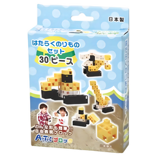 ArTeC 基礎入門系列 四種變換造型積木 Set, 30片, 吊車 + 直升機 + 推土機 + 挖土機, 1盒