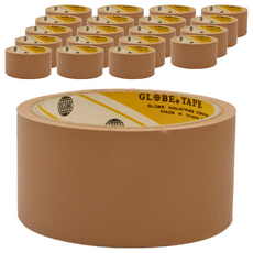 GLOBE 地球 PVC手撕膠帶，寬度48mm (2"), 60mm (2.5"), 72mm(3")，長度12M (14y), 20捲