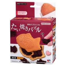 MegaHouse 百萬屋 Lite系列 趣味拼圖, 11片, 鯛魚燒造型, 益智拼圖玩具, 鯛魚燒, 1盒