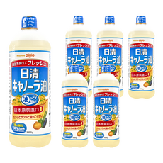 OilliO 油菜籽油 1099毫升, 嚴選優良芥花籽製成, 1kg, 6瓶