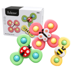 UULZZOR 吸盤轉轉樂 Set 3件, 1組, Multiple colors