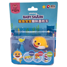 pinkfong 碰碰狐 鯊魚寶寶趣味疊轉車 - 鯊魚寶寶 (黃色), 5 x 3cm, 1盒