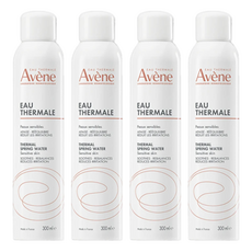 Avene 雅漾 舒護活泉水保濕噴霧, 曬後舒緩 清爽肌膚 妝前保濕 定妝補水, 300ml, 4瓶