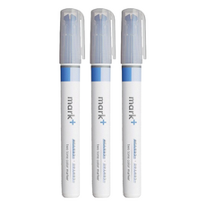 KOKUYO 國譽 Mark Plus 獨角仙雙色螢光筆，輕便好攜帶，統整重點筆記, 藍色, 3支